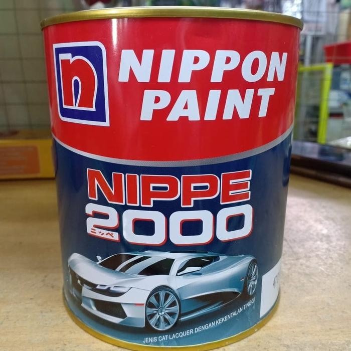 Nippe Cat Duko 2000 NIPPON PAINT WARNA HITAM DOVE / FLAT BLACK