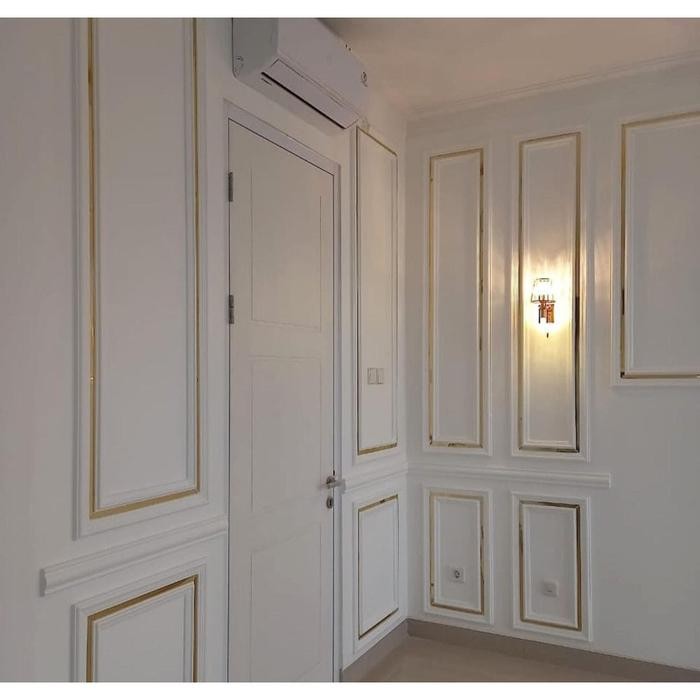 Wall Moulding List Dinding Profile PVC Moulding Molding Anti Air Rayap
