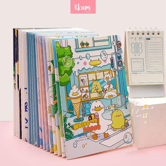 

TUMI 4Pcs Notebook B5 Karakter/Buku Tulis Sekolah B5