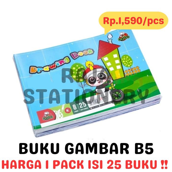 

TUMI Sidu Drawing Book B5 Dodo Kecil Buku Gambar B5 Sketsa Anak Dodo By Sinar Dunia Pack