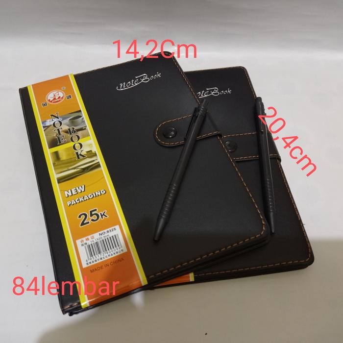 

TUMI Buku Agenda Kancing 25K /Buku Notebook Kancing 25K +Pulpen