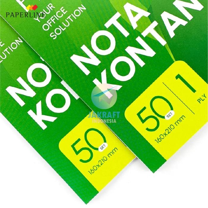 

TUMI (10 Pcs) Grosir Buku Nota Kontan Besar A5 Paperline 1 Ply Ppl-Nk-B1-Tk / 2 Ply