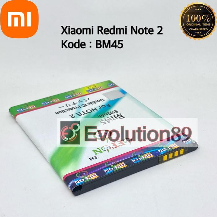 ID'' BATERAI DOUBLE POWER XIAOMI BM45 / XIAOMI NOTE 2