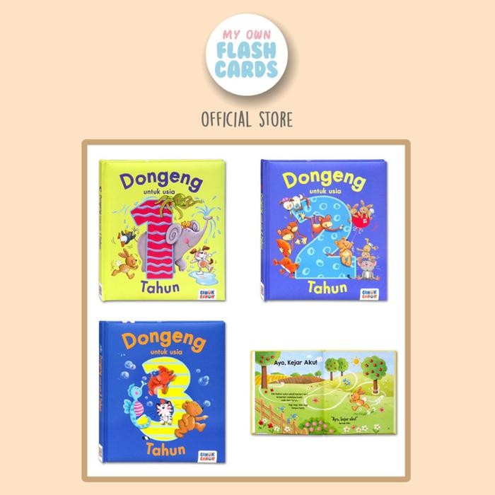 

Buku Dongeng Anak 1 2 3 Tahun Bahasa Indonesia Hard Cover Children Story Book