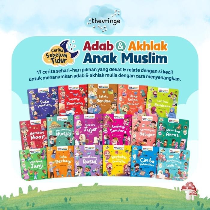 

17 BUKU Seri Cerita Sebelum Tidur : Adab & Akhlak Anak Muslim buku cerita anak