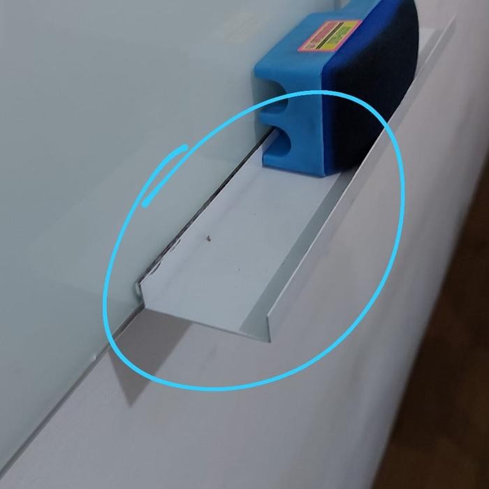 

I77W Tempat Penghapus Aluminium Glassboard