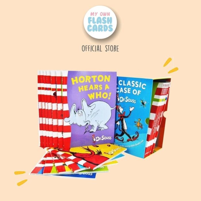 

Paket 20 Buku - A Classic Case of Dr. Seuss - Buku Cerita Horton Mainan Edukasi ted Books