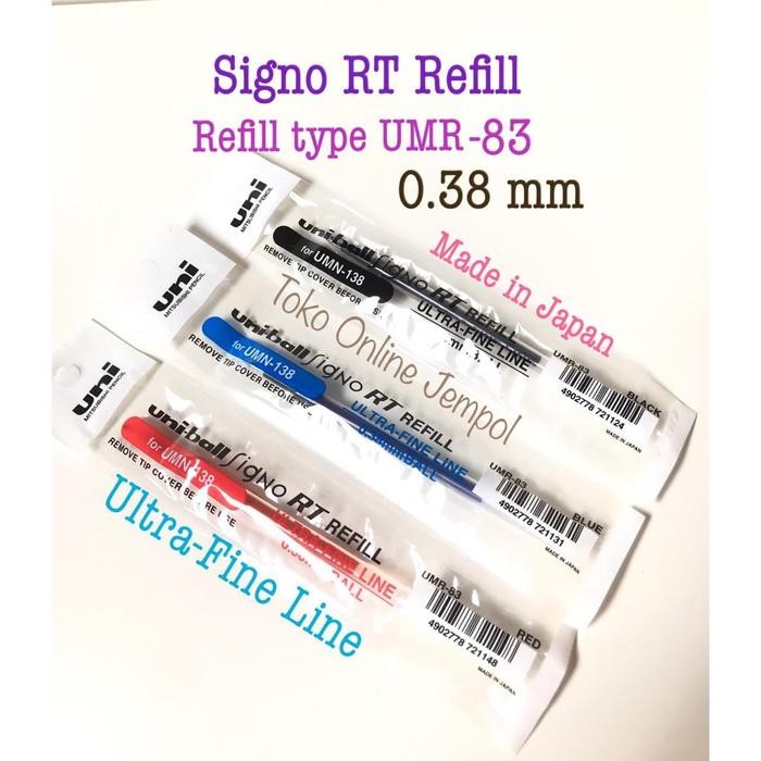

I77W Umr-83 Refill Pulpen Signo Isi Ulang Pen 0.38 Mm Uni-Ball Atk0884Un