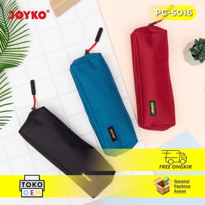 

I77W Joyko Pc-5016 Tempat Alat Tulis Pencil Case Kotak Pensil Minimalis Bahan Kain Dompet