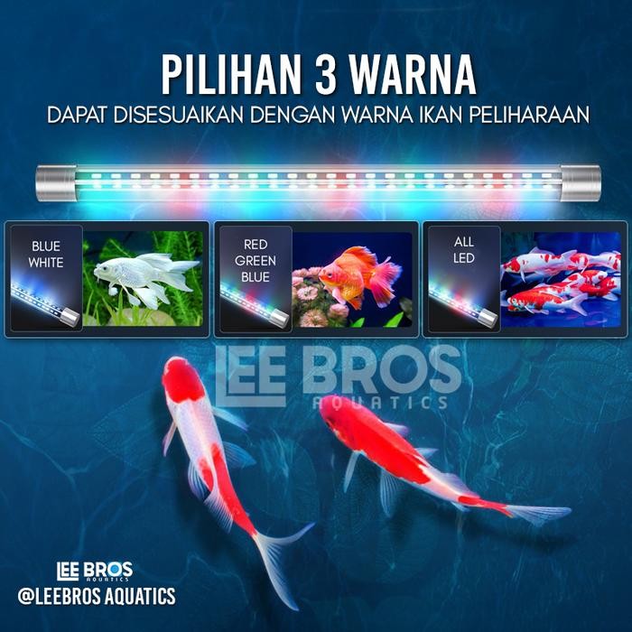 Lampu Led Aquarium Submersible 30-90 Cm / Lampu Celup Aquarium