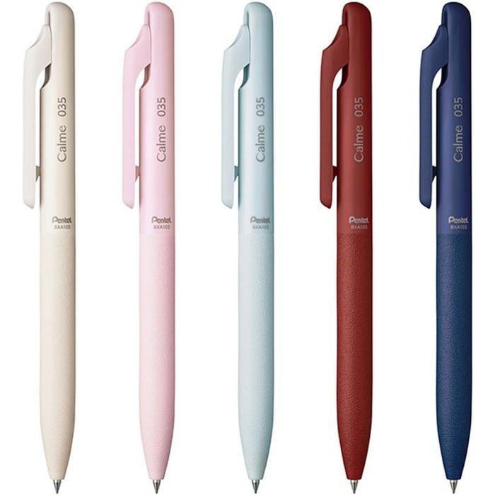 

X689 Pentel Calme Monochromatic Silent Ballpoint Ink Pen 0.35Mm By Issey Miyake Noise