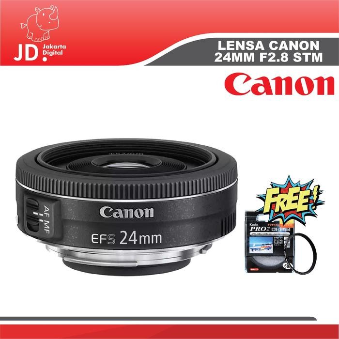 LENSA CANON 24 F2.8 STM - Canon EF-S 24mm f/2.8 STM