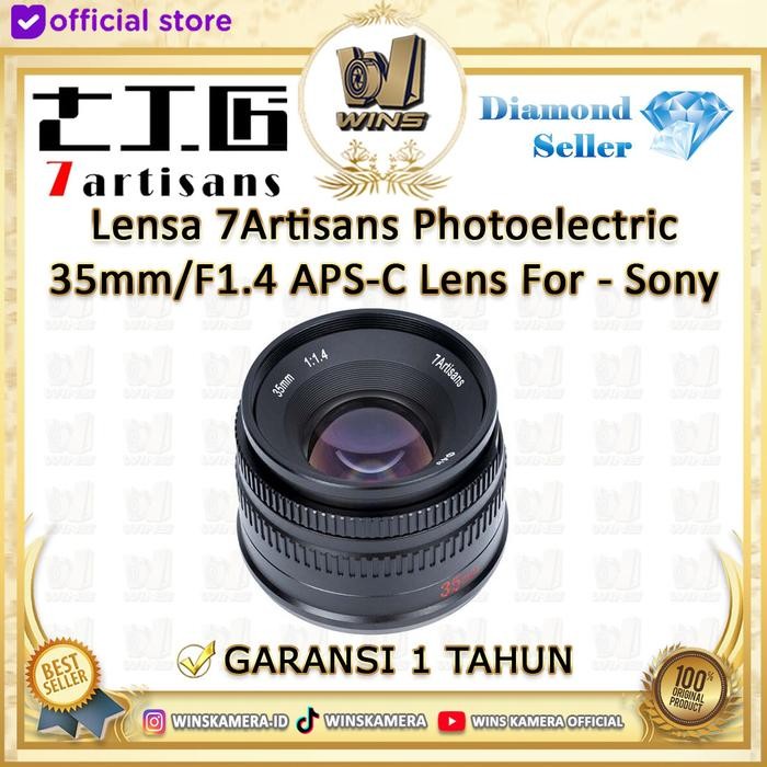 Lensa 7Artisans 35mm F1.4 For Sony E-Mount Original