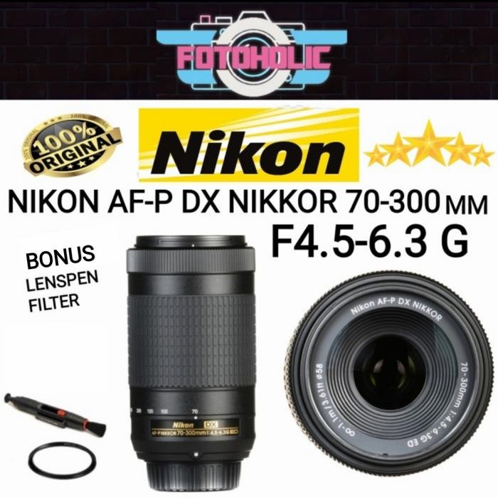 LENSA NIKON AF-P-70-300MM F4/70-300/LENSA 70-300 NIKON VR