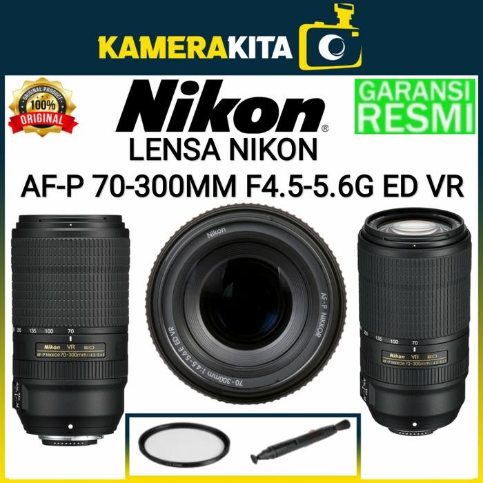LENSA NIKON AF-P 70-300MM F4.5-5.6 G ED VR / NIKON AF-P 70-300MM VR