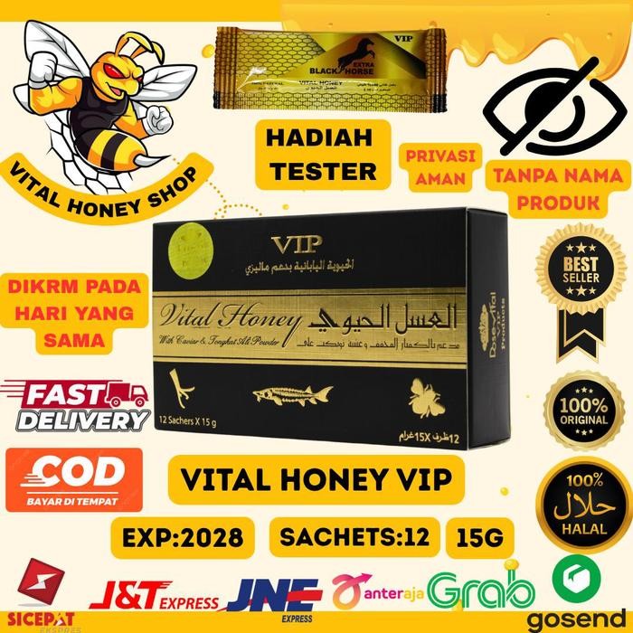 

vital honey vip original 1 box 12 sachet