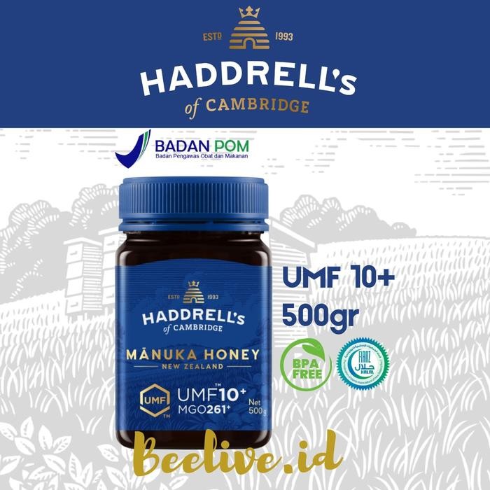 

Madu Haddrells Manuka Honey UMF 10+ MGO 263+ 500gr