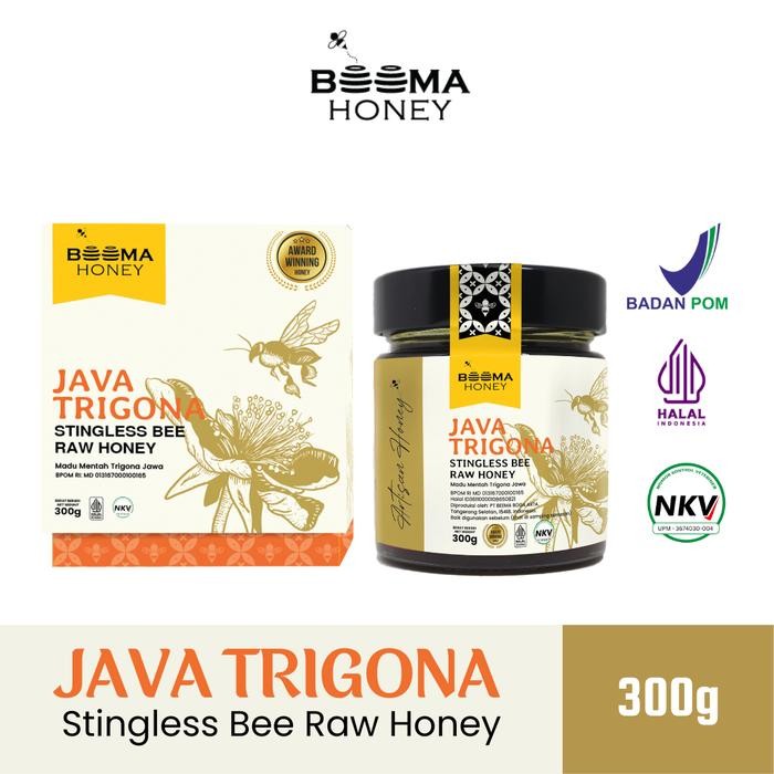 

Beema Honey - Java Trigona Raw Honey 300g - Stingless Bee Honey - Madu Propolis