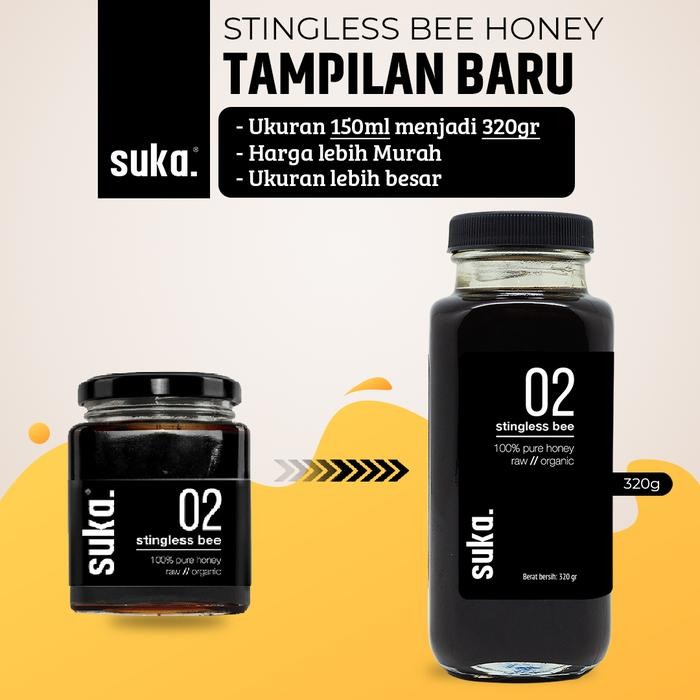 

Suka - Stingless Bee Honey / Madu Trigona Stingless Bee (320gr)