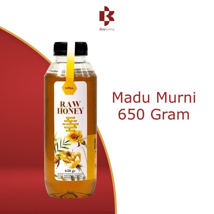 

Madu Murni 650 Gram Safiya Honey Raw Manis Sirup madu herbal