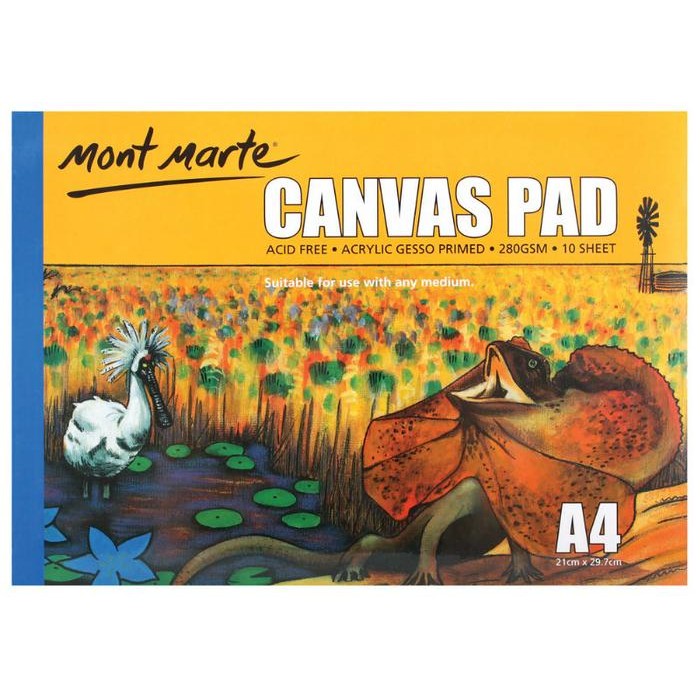 

Mont Marte Canvas Pad 10 Sheet A4