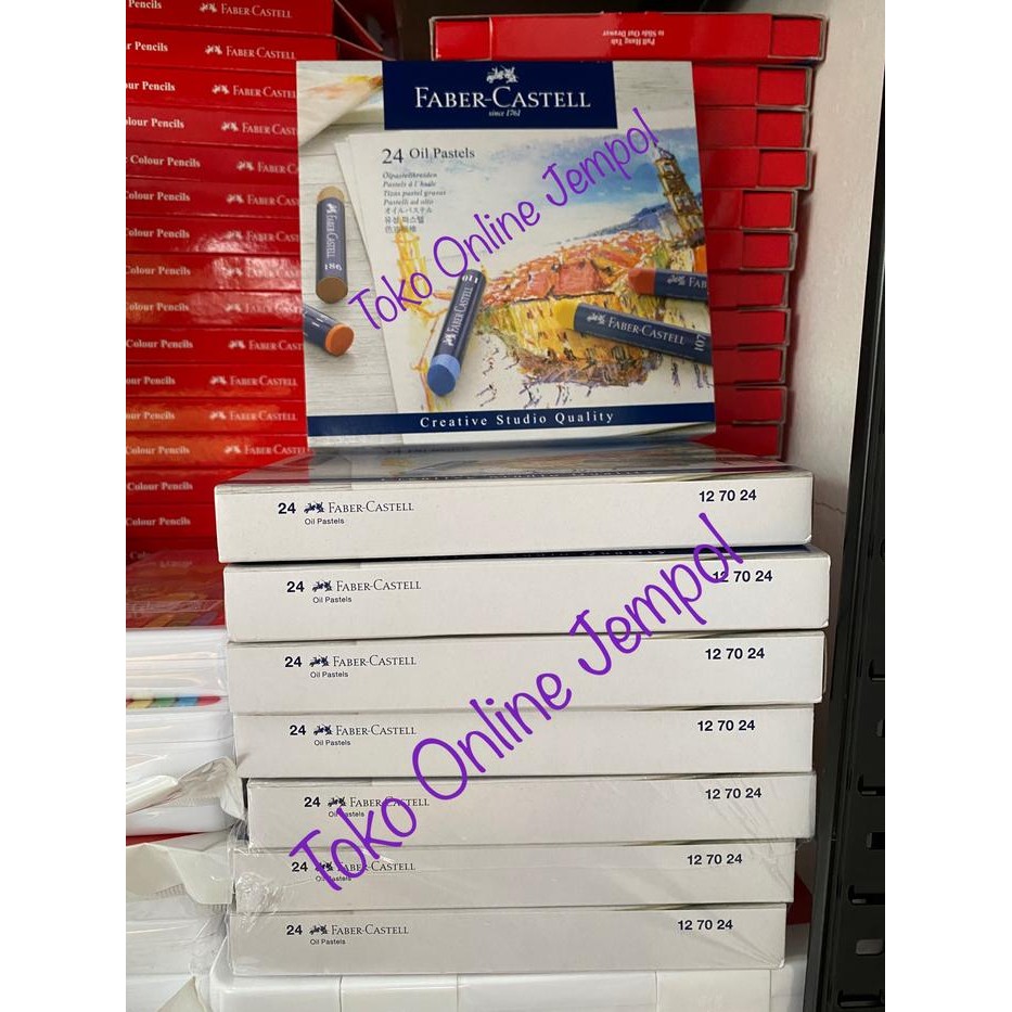

ATK0351FC 24 warna Studio Quality Oil Pastel Faber 127024 castell art