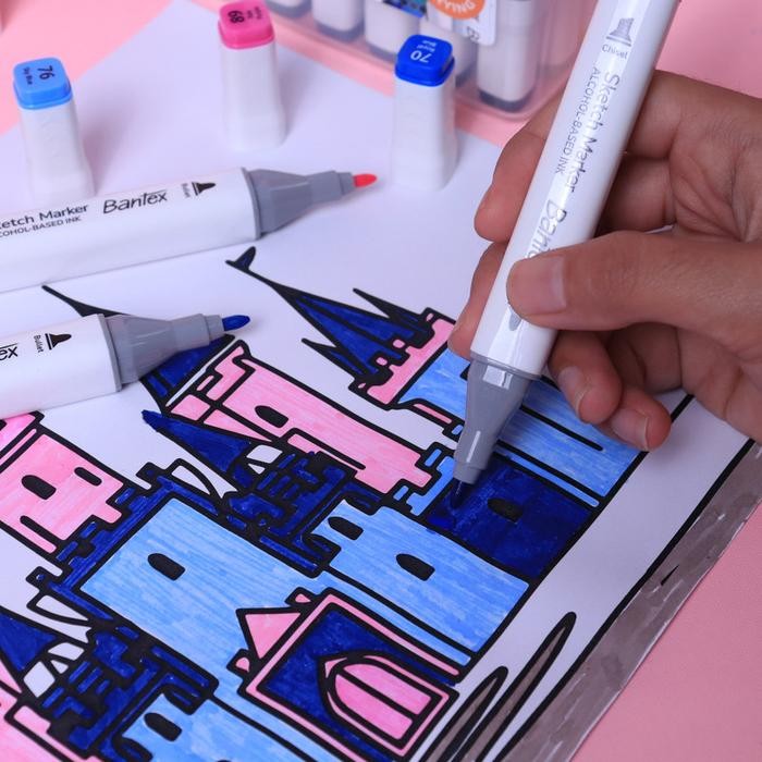 

Bantex Marker Dual Tip 36 Warna Cepat Kering Spidol Alkohol Super Lengkap Anti Luntur BK2003