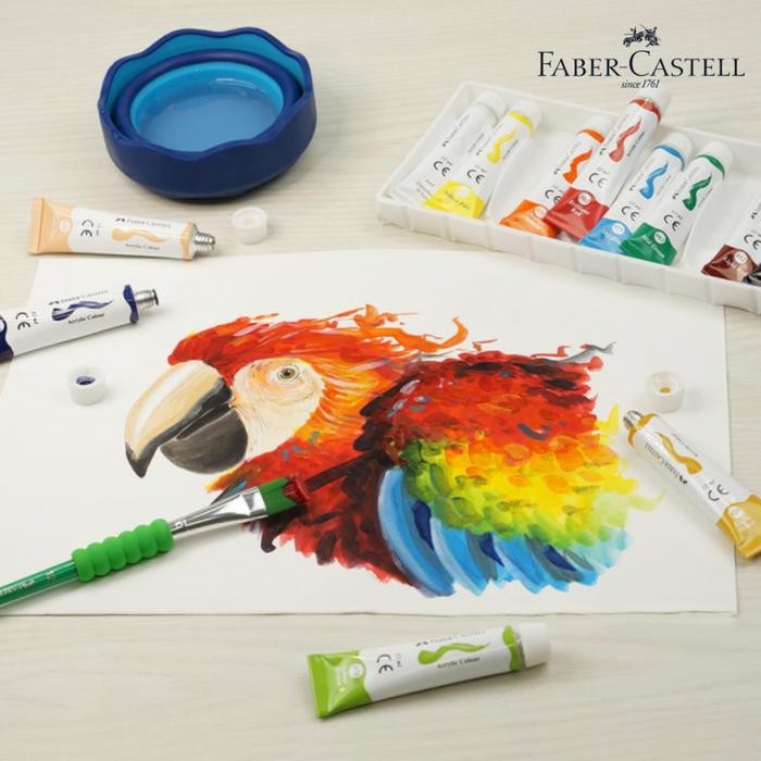 

Cat Akrilik Faber Castell Acrylic Colours Isi 12