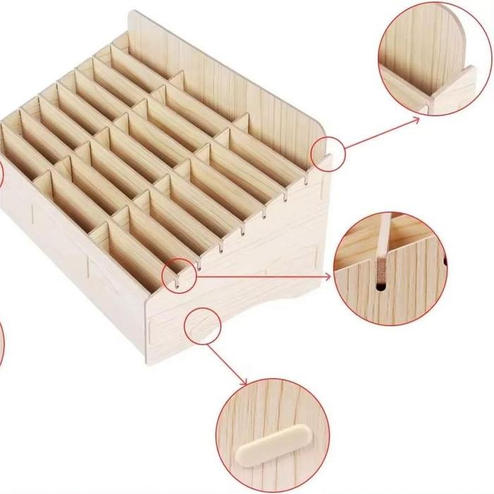 

Kayu Untuk Susunan Handphone Management Box Multifungsi Kotak Rak Servis Hp / Rak Hp / Alat Servis
