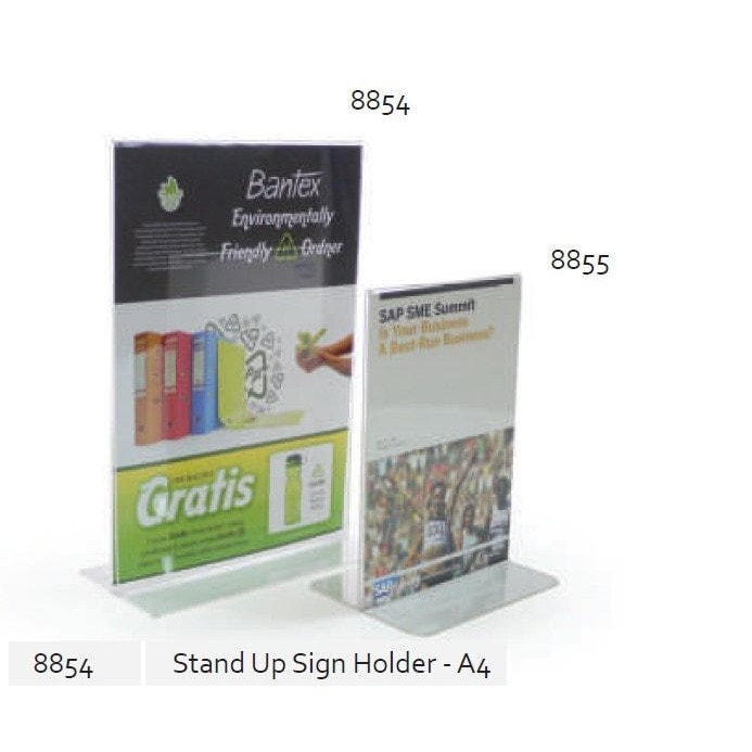 

Bantex Stand Up Sign Holder 8854
