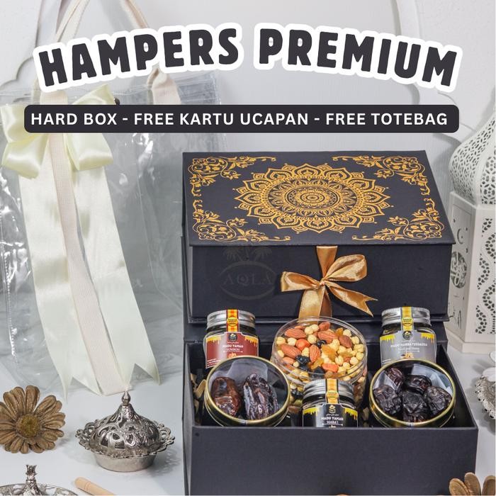 

Hampers Eksklusif Sehat Madu Yaman Kurma Ajwa Cemilan Sehat / Parsel Lebaran / Hampers Lebaran Gift