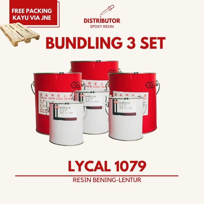 RESIN BENING LYCAL LENTUR - LYCAL 1079 - 18KG 3SET BUNDLING