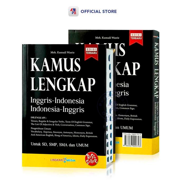 

KAMUS BAHASA INGGRIS / KAMUS LENGKAP INGGRIS - INDONESIA INDONESIA - INGGRIS HARD COVER UNTUK SD SMP