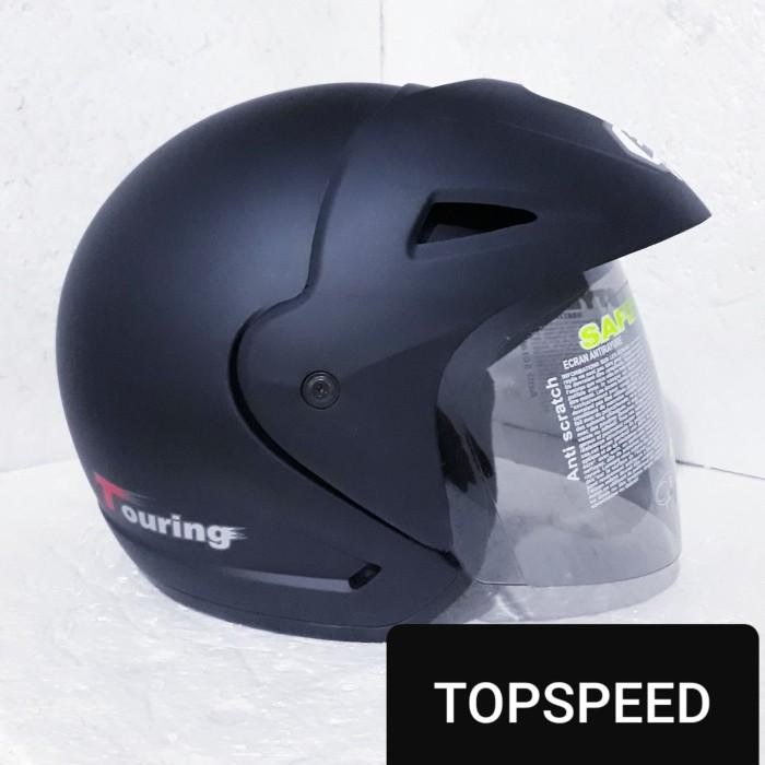 (Allthebest) Helm BMC touring hitam doff