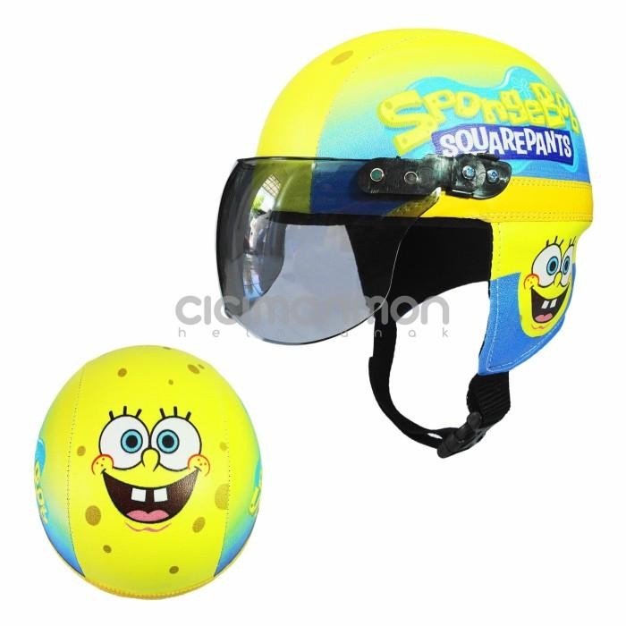 (Allthebest) SUPER Helm Anak Retro Spongebob