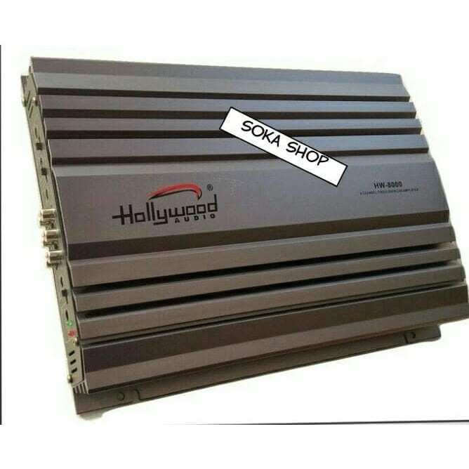 POWER AMPLIFIER HOLLYWOOD HW-8000 4 CHANNEL MOSFET