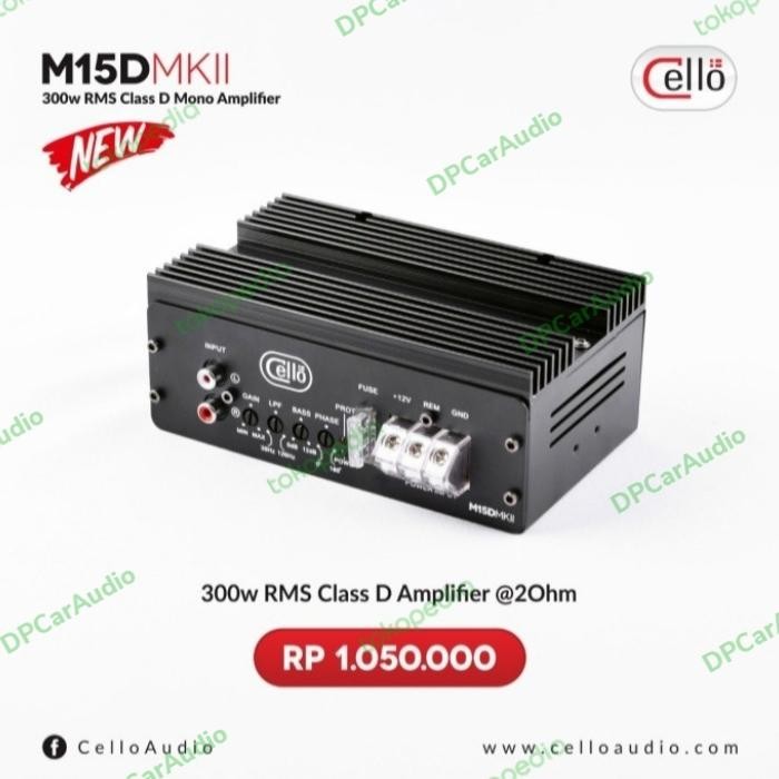 NEW  POWER MONOBLOK CELLO M15D MKII