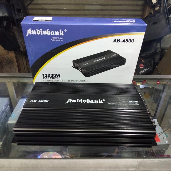 POWER AUDIOBANK SERI AB-4800 4CHENEL 12000WHAT AUDIO MOBIL