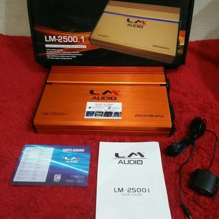 MONOBLOK LM AUDIO TYPE LM-2500.1 BARU DAN BERGARANSI