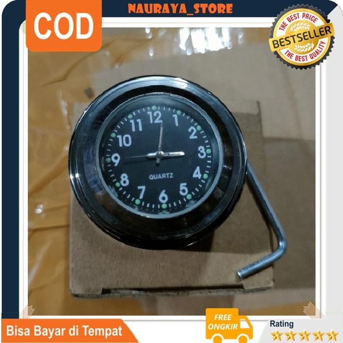 JAM MOTOR DIGITAL ANTI AIR WATERPROOF JAM MOTOR TEMPEL STANG SCOOPY