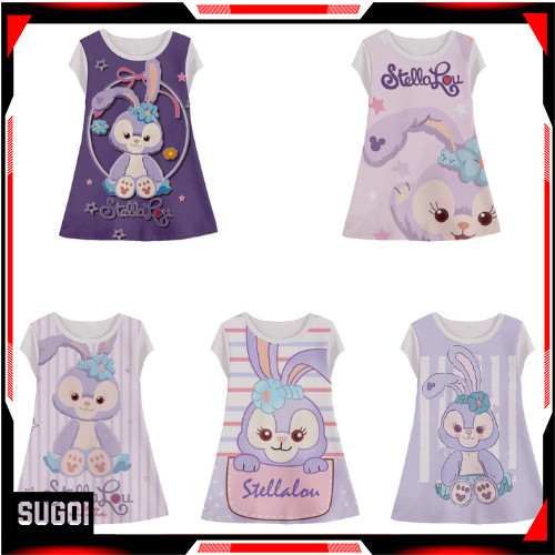 Tunik Anak Stella Lou Dress Animasi 3d Lucu Stella Lou Baju Anak Perempuan Usia 1-12 Tahun - SUGOI