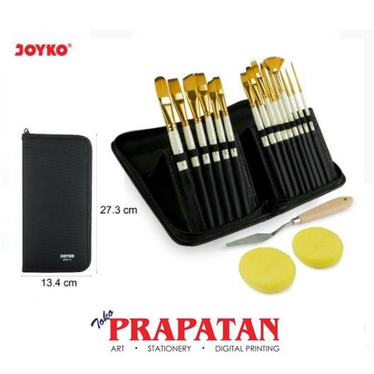 

SARI Joyko Art Brush Set Brs-12 / Kuas Lukis Joyko / Set Alat Lukis