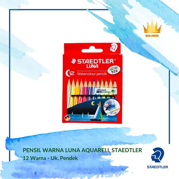 

SARI Pensil Warna Luna Aquarell Staedtler Pendek 12 Warna - Set
