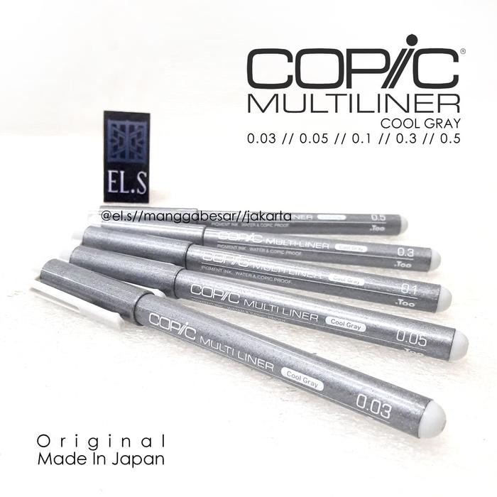 

SARI Copic Multiliner Cool Gray
