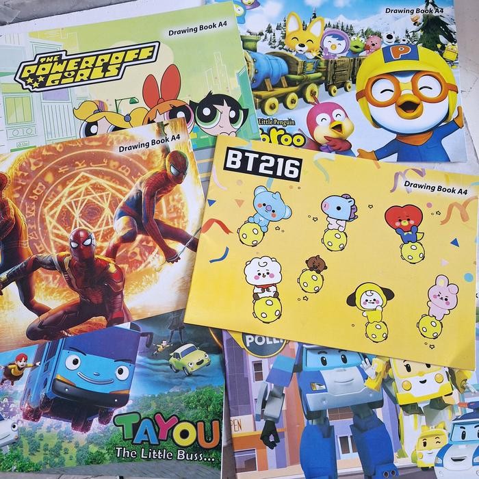 

SARI (10 Pcs) Buku Gambar A4 Fancy