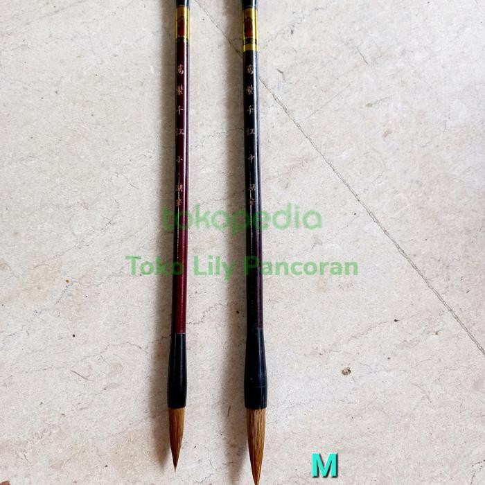 

SARI Maobi Bulu Coklat / Kuas Kaligrafi / Mao Bi
