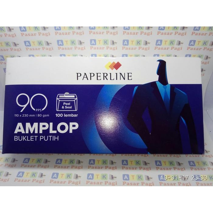 

5WUM Amplop Putih Paperline Polos 90 Pps