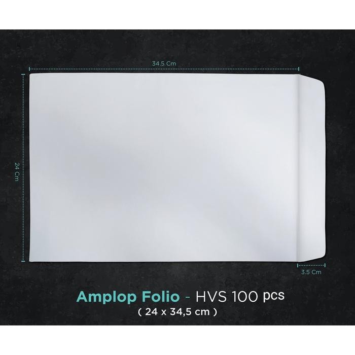 

5WUM Tebal 100Gsm Amplop Putih Folio