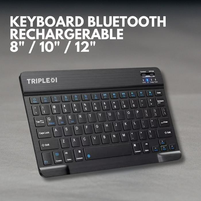 WIRELESS KEYBOARD BLUETOOTH 8 10 12 INCH FOR IPAD SAMSUNG TAB MATEPAD