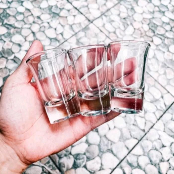 N6VA 1 Set Gelas Sloki Shot 12 Pcs/ Sloki Mini/ Sloki Glass 30 Ml